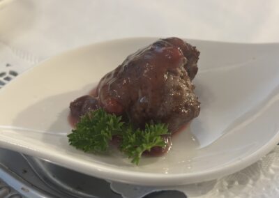 Black Angus Meatballs mit Canberra-Glasur